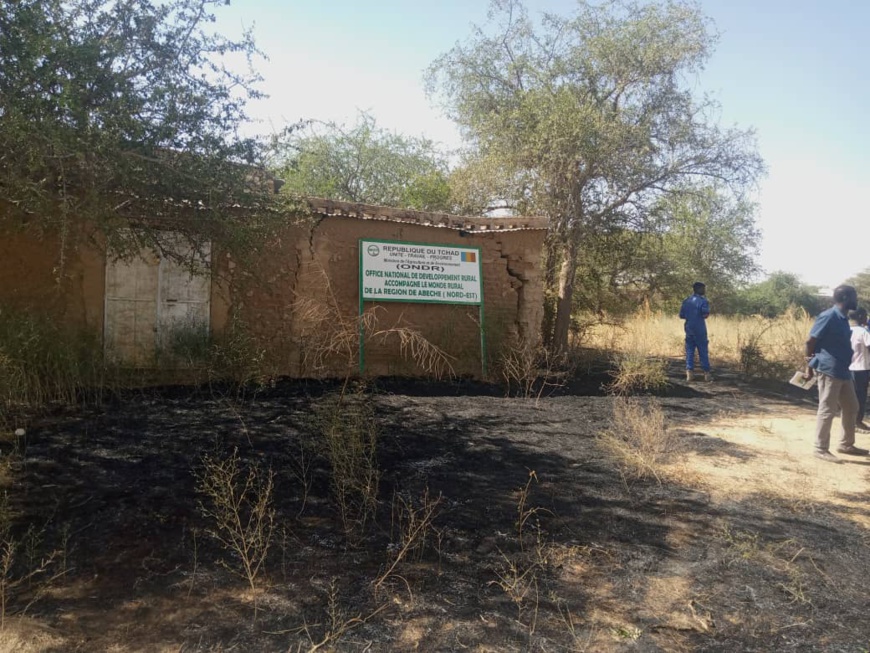 Tchad : un incendie dans la cour de l'ANADER à Abéché Tchad : un incendie dans la cour de l'ANADER à Abéché