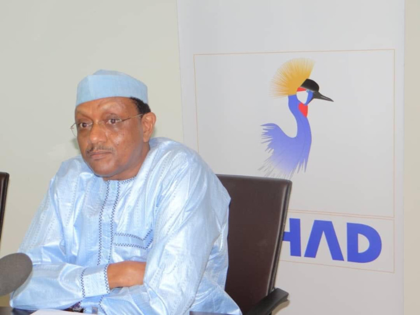 Le ministre de la Communication, porte-parole du gouvernement, Cherif Mahamat Zene. © Min.Com