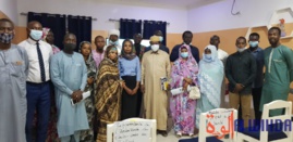 Tchad : le ministère de la Solidarité apporte son soutien à l'initiative "J'achète, je contribue". © Ben Kadabio/Alwihda Info Tchad : le ministère de la Solidarité apporte son soutien à l'initiative "J'achète, je contribue". © Ben Kadabio/Alwihda Info