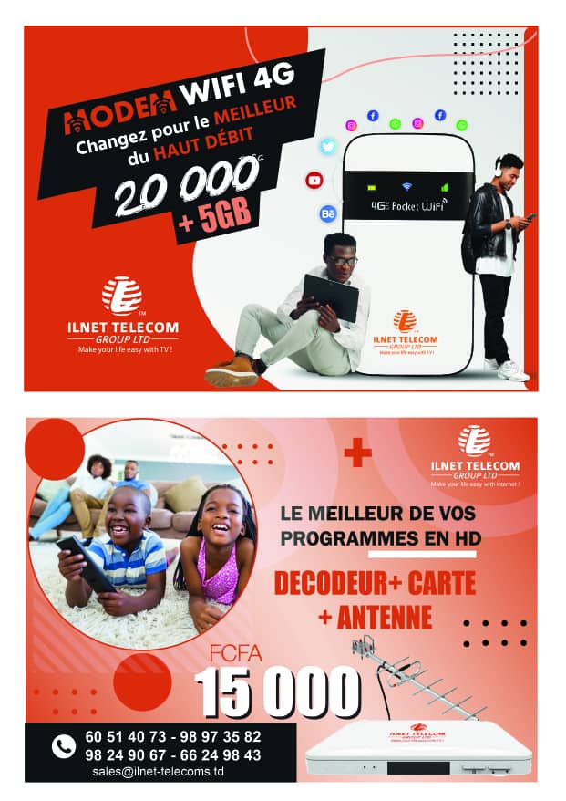 Tchad : ILNET TELECOM annonce des promotions de fin d’année sur ses offres Tchad : ILNET TELECOM annonce des promotions de fin d’année sur ses offres