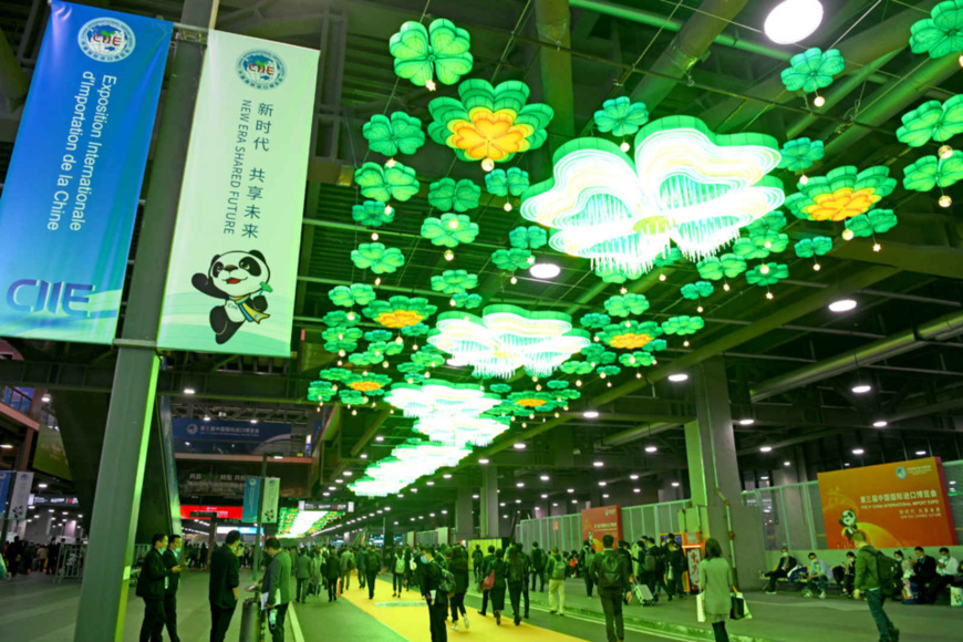 The 3rd China International Import Expo is held in Shanghai, Nov. 6. Photo by Chen Bin/People's Daily Online