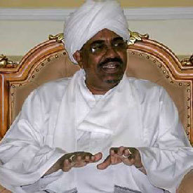 Omar El-Béchir, le chef de l'Etat soudanais. Crédits photos : Sources Omar El-Béchir, le chef de l'Etat soudanais. Crédits photos : Sources