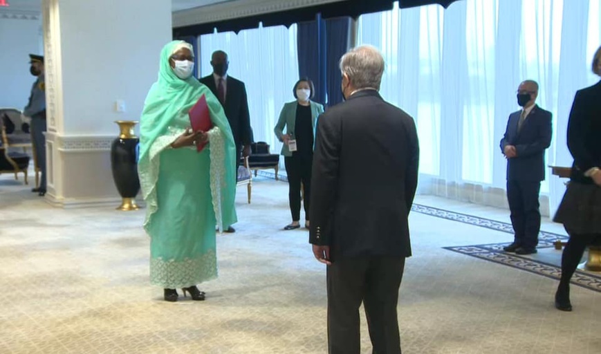 Diplomatie : la nouvelle représentante du Tchad à l'ONU présente ses lettres de créance Diplomatie : la nouvelle représentante du Tchad à l'ONU présente ses lettres de créance