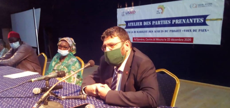Tchad : L’ONG Equal Access organise un atelier sur la durabilité du projet Voix de Paix Tchad : L’ONG Equal Access organise un atelier sur la durabilité du projet Voix de Paix