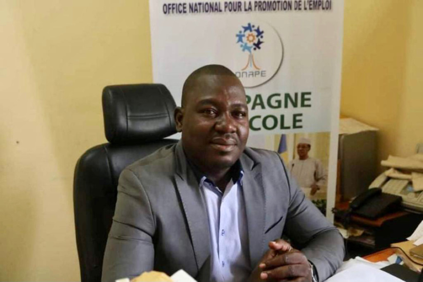 Le chef de bureau de l'ONAPE de Moundou, Mayanga Fabrice. © Golmem Ali/Alwihda Info Le chef de bureau de l'ONAPE de Moundou, Mayanga Fabrice. © Golmem Ali/Alwihda Info