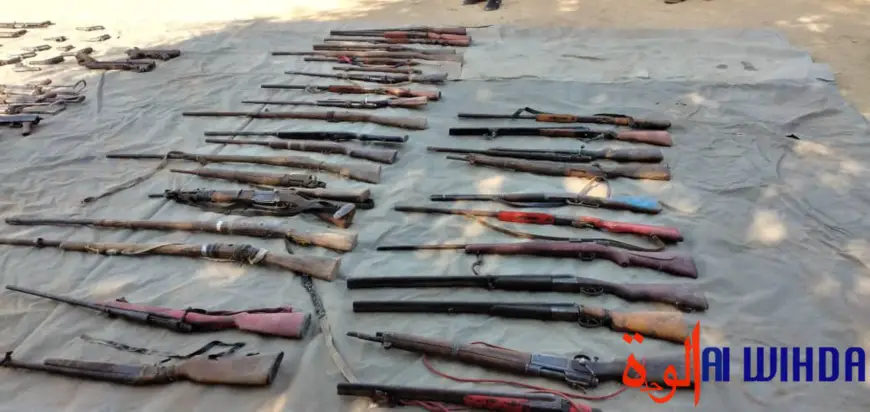 Tchad : la gendarmerie arrête 7 présumés malfrats et saisit 79 armes