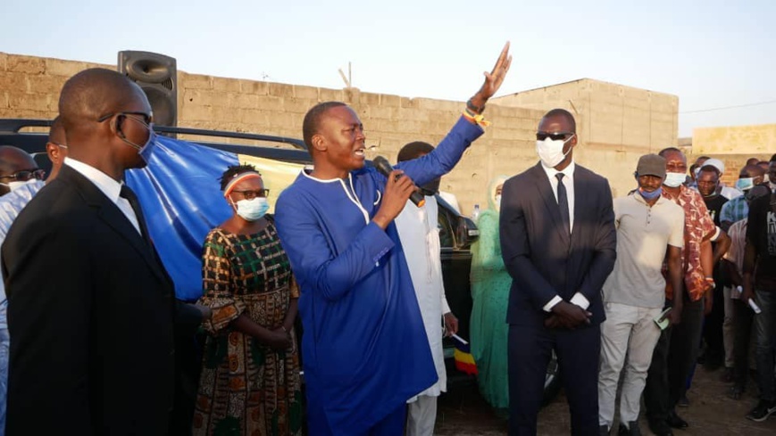 Succes Masra lors d'un meeting. © Les Transformateurs/fb Succes Masra lors d'un meeting. © Les Transformateurs/fb