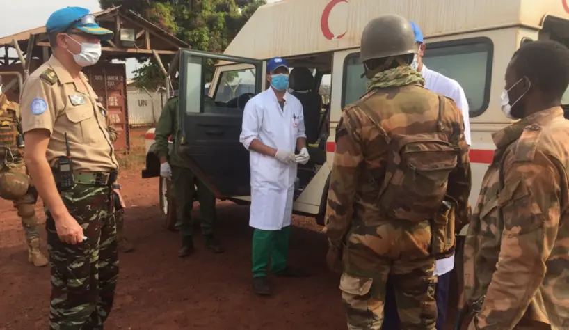 Centrafrique : 25 militaires libérés par des casques bleus. © MINUSCA
