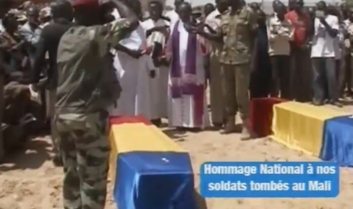 Le Tchad rend hommage à ses soldats tombés au Mali Le Tchad rend hommage à ses soldats tombés au Mali