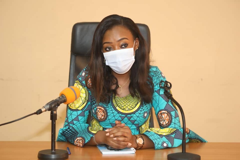 La ministre de la Femme et de la Protection de la petite enfance, Amina Priscille Longoh. La ministre de la Femme et de la Protection de la petite enfance, Amina Priscille Longoh.