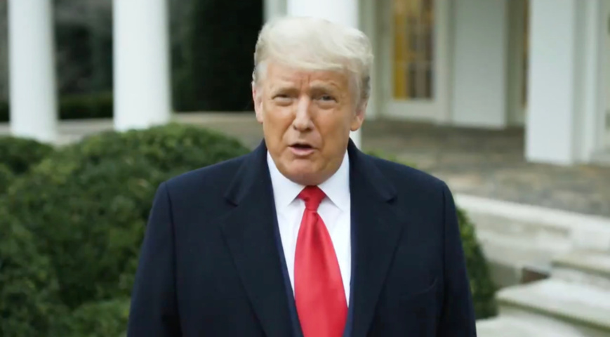 États-Unis : Donald Trump appelle ses partisans au calme après des incidents. © D.Trump/Twitter États-Unis : Donald Trump appelle ses partisans au calme après des incidents. © D.Trump/Twitter