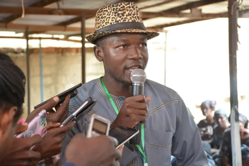 Kemba Didah Alain, coordonnateur national du Mouvement Citoyen le Temps. © DR