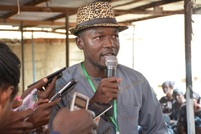 Kemba Didah Alain, coordonnateur national du Mouvement Citoyen le Temps. © DR Kemba Didah Alain, coordonnateur national du Mouvement Citoyen le Temps. © DR