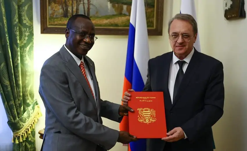 Russie : L'ambassadeur du Tchad Mahamoud Adam Bachir présente ses lettres de créance
