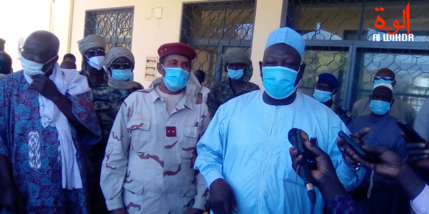 Le gouverneur de la province du Mayo Kebbi Ouest, Hassan Saline. © Foka Mapagne/Alwihda Info Le gouverneur de la province du Mayo Kebbi Ouest, Hassan Saline. © Foka Mapagne/Alwihda Info