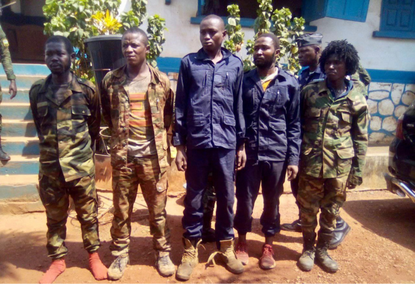 Centrafrique : plusieurs assaillants arrêtés suite à l'attaque de Bangui. © Min.Sécurité Centrafrique : plusieurs assaillants arrêtés suite à l'attaque de Bangui. © Min.Sécurité