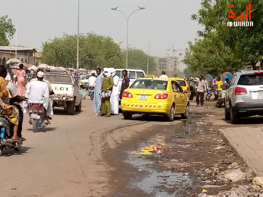 La circulation à N'Djamena. © Kelvin Djetoyo/Alwihda Info