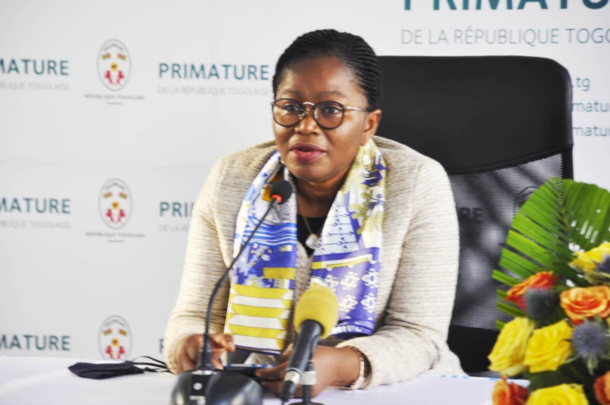 Le Premier ministre Victoire TOMEGAH-DOGBE. © Primature Le Premier ministre Victoire TOMEGAH-DOGBE. © Primature