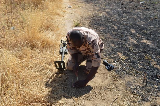 Tchad : des démineurs du génie militaire encadrés grâce à la coopération française. © Ambassade France au Tchad