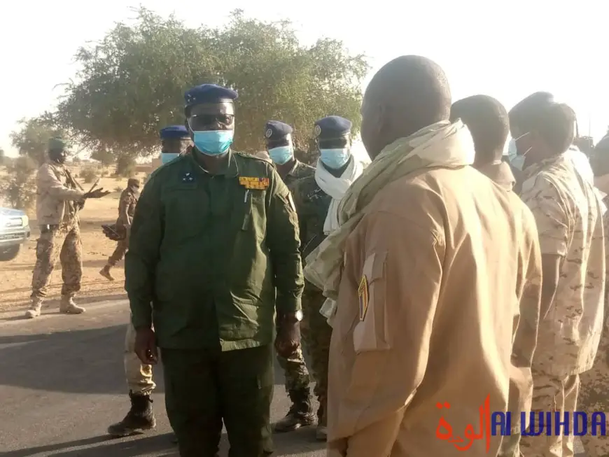 Tchad : le directeur général de la Gendarmerie en mission à Abéché