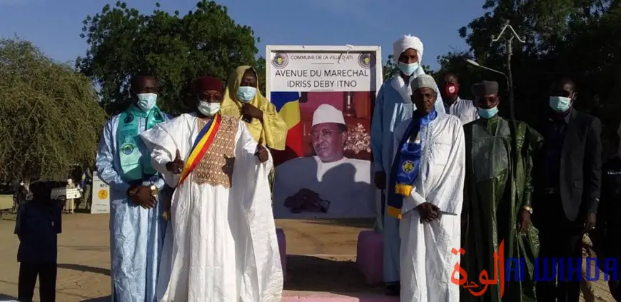 L'avenue "Maréchal du Tchad Idriss Déby Itno" inaugurée à Ati