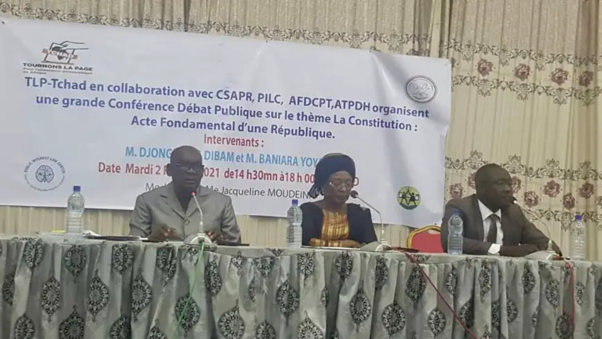 Tchad :  L’organisation TLP-TCHAD organise une conférence-débat sur la Constitution