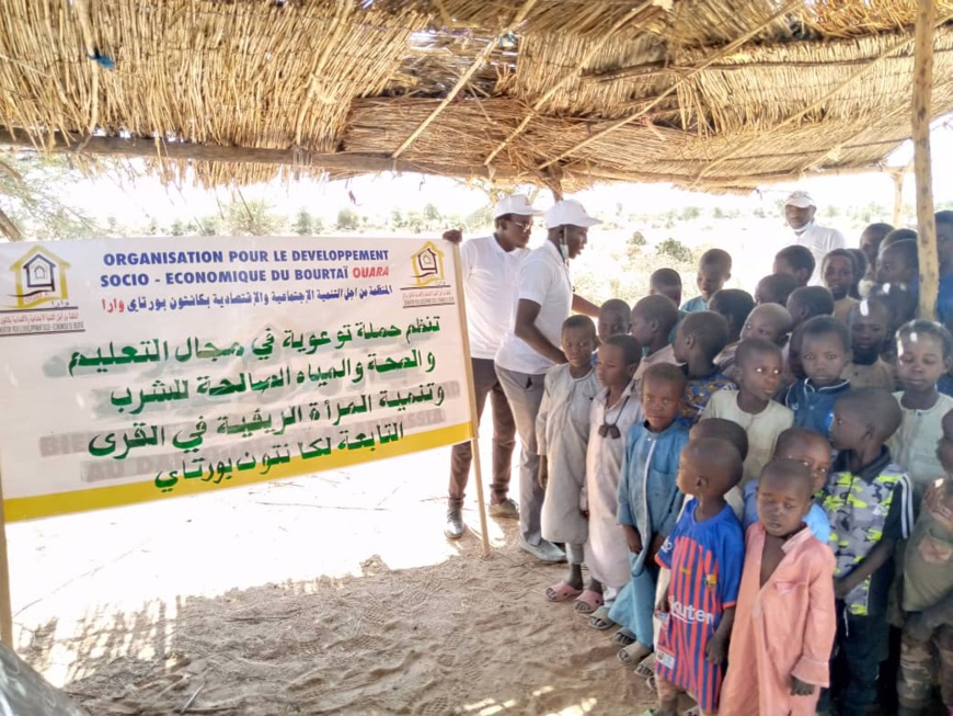 Tchad : Dans le département de Ouara, une ONG sensibilise sur l’importance de l’éducation  Tchad : Dans le département de Ouara, une ONG sensibilise sur l’importance de l’éducation