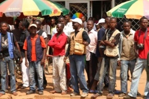 Une manifestation à Bangui en décembre 2012 contre l'avancée des rebelles de la Séléka. Crédits photos : Sources