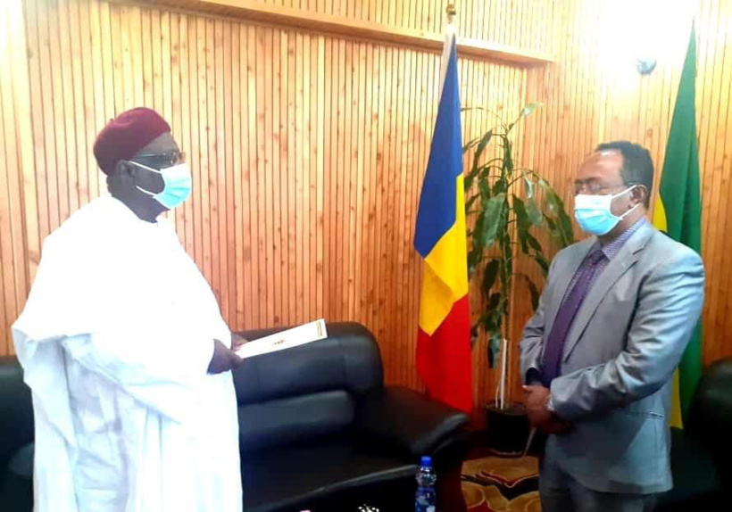 Le nouvel ambassadeur du Tchad en Ethiopie présente ses lettres de créance