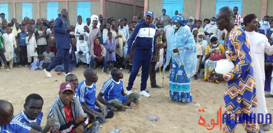 Tchad : des personnes handicapées se défient au football à Ati
