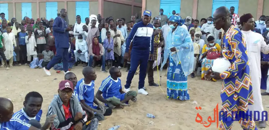 Tchad : des personnes handicapées se défient au football à Ati