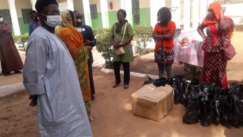 Tchad : une femme de bonne volonté a fait un don aux malades de l'hôpital de Laï