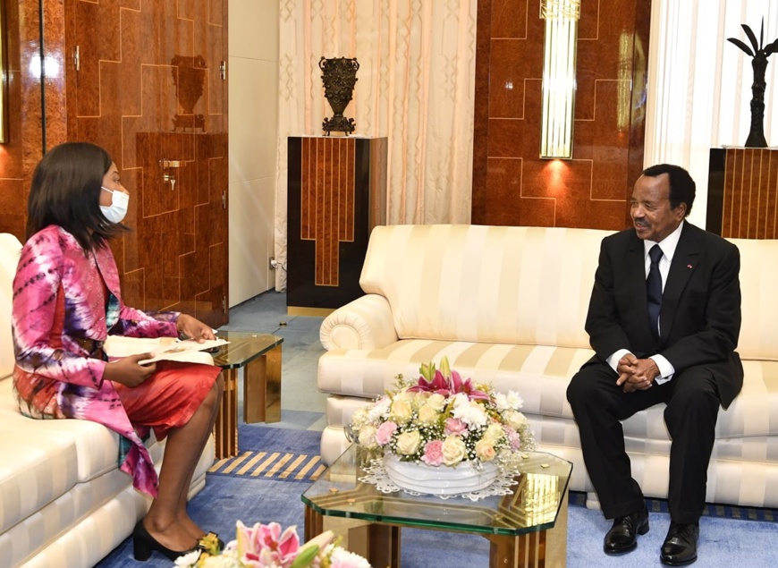 Cameroun-RCA : Une émissaire du président Touedera reçue par Paul Biya Cameroun-RCA : Une émissaire du président Touedera reçue par Paul Biya