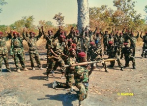 Les forces du FDPC du général Abdoulaye Miskine. 2010. ALWIHDA