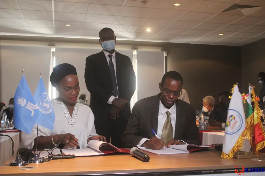 N'Djamena : les pays du G5 Sahel signent des accords de financement avec le FIDA. © Malick Mahamat/Alwihda Info