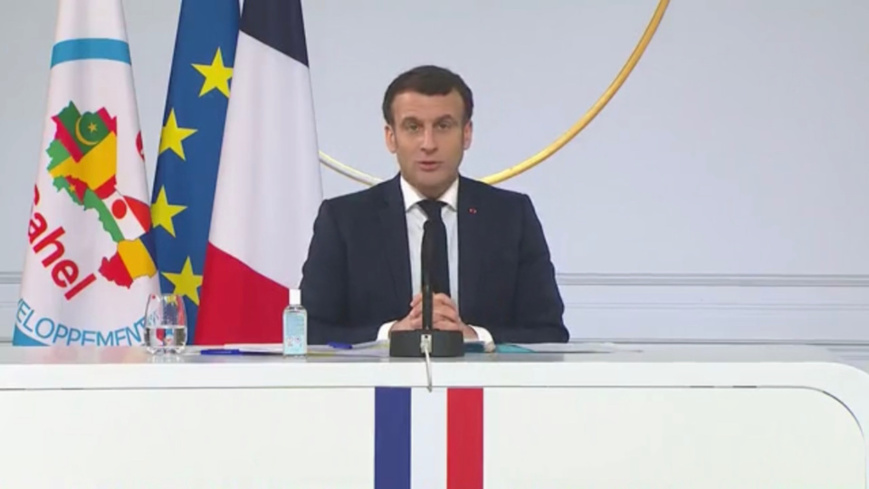 Macron : "Si le Sahel tombe aux mains du terrorisme, progressivement l'Afrique tombera" Macron : "Si le Sahel tombe aux mains du terrorisme, progressivement l'Afrique tombera"