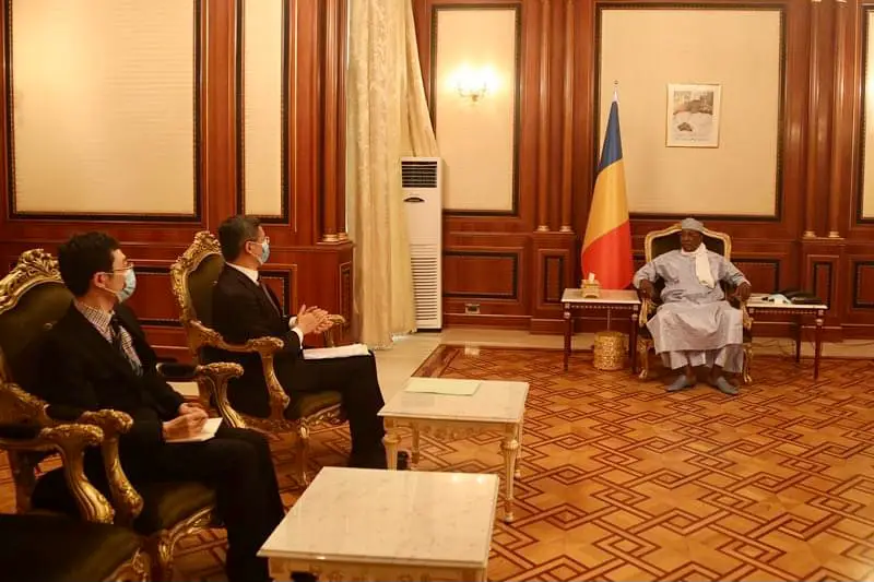 Coopération : l'ambassadeur de Chine au Tchad reçu par le chef de l'État