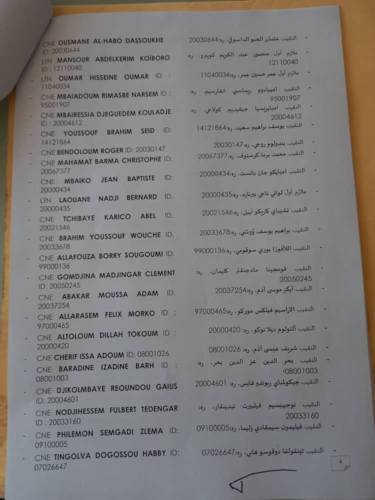 Tchad : plus de 130 officiers élevés à des grades supérieurs