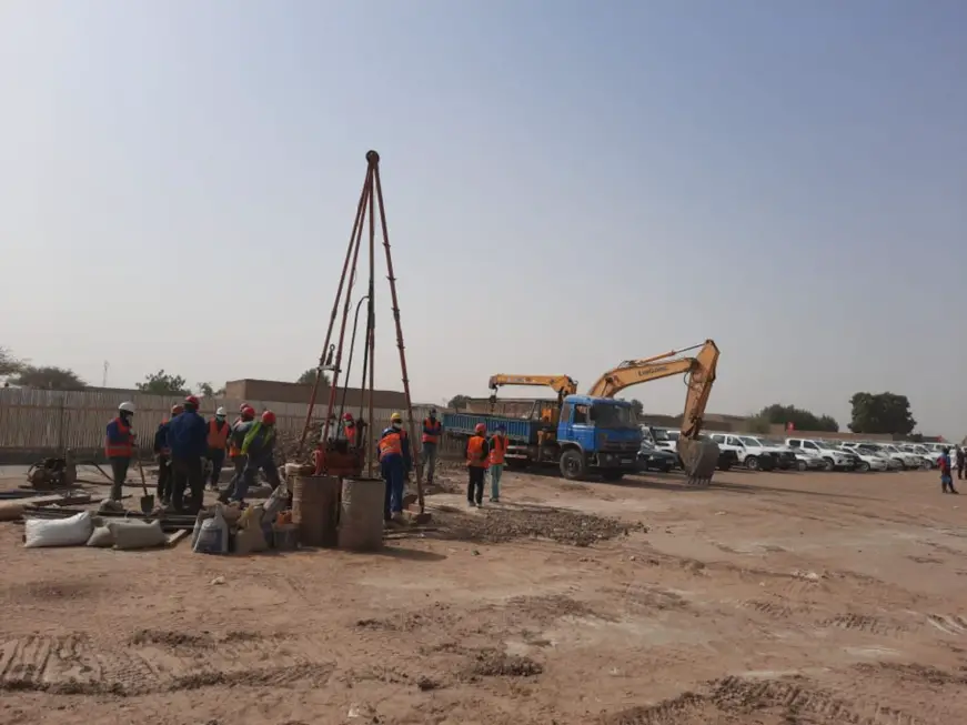 N'Djamena : les travaux de construction d’un grand château d’eau lancés à Guinebor