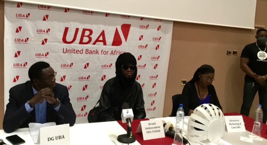 Tchad : l'artiste AFROTONIX désigné ambassadeur d'UBA Tchad : l'artiste AFROTONIX désigné ambassadeur d'UBA