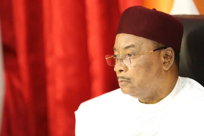 Le président sortant du Niger, Mahamadou Issoufou. © M.I./Tw
