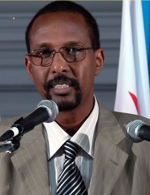 Le président du MRD et porte-parole de l’USN (coalition de l’opposition), Daher Ahmed Farah. Credits photos : Sources