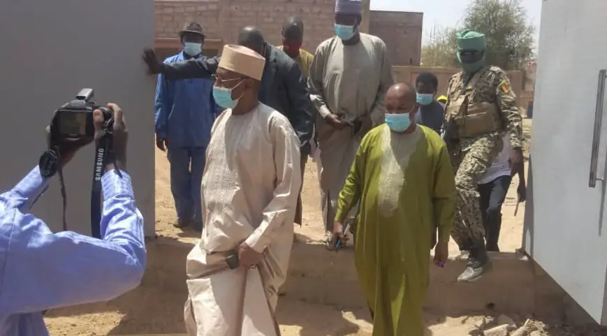 Tchad : Visite d'inspection des chantiers par le gouverneur de la province du Guera