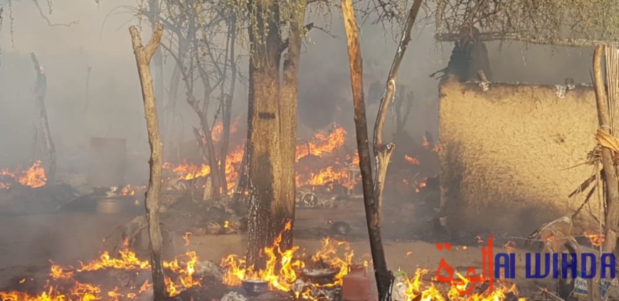 Tchad : un incendie fait des dégâts à Abéché Tchad : un incendie fait des dégâts à Abéché