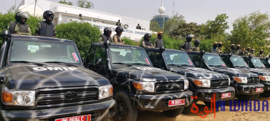 Tchad : la Police réceptionne 120 véhicules pour renforcer la sécurité