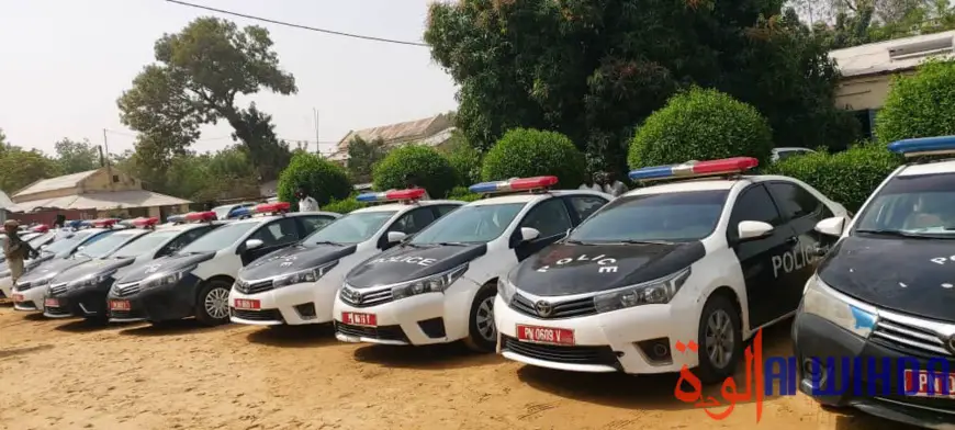 Tchad : la Police réceptionne 120 véhicules pour renforcer la sécurité