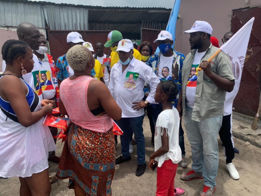 Congo-Présidentielle : Brice Dimitri Bayendissa fait du porte-à-porte pour mobiliser l'électorat en faveur de Denis Sassou-N’Guesso