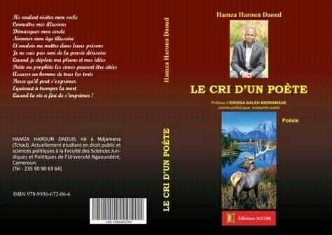 Tchad : Hamza Haroun Daoud exprime « Le cri d'un poète » Tchad : Hamza Haroun Daoud exprime « Le cri d'un poète »