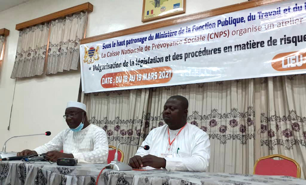 Tchad : la CNPS vulgarise la législation et les procédures sur les risques professionnels Tchad : la CNPS vulgarise la législation et les procédures sur les risques professionnels