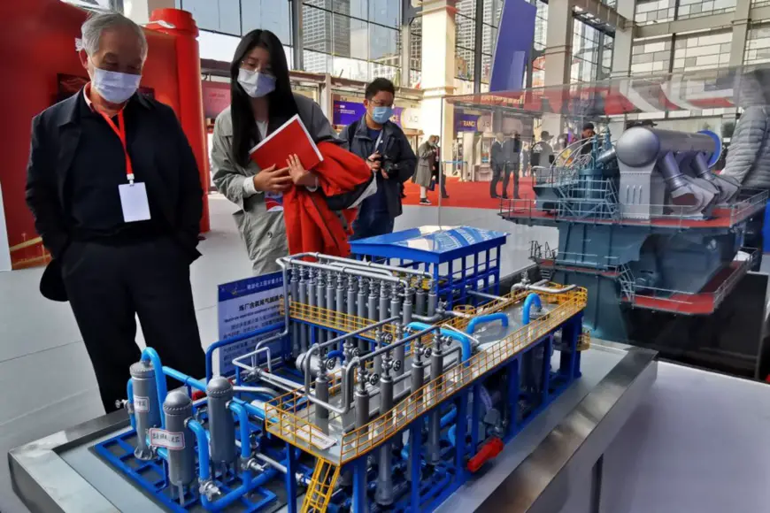 Photo taken on Nov. 11, 2020, shows a special exhibition area of subjects related to intellectual property rights at the 12th China International Patent Fair held in Dalian, northeast China’s Liaoning province. (Photo by Liu Debin/People’s Daily Online)